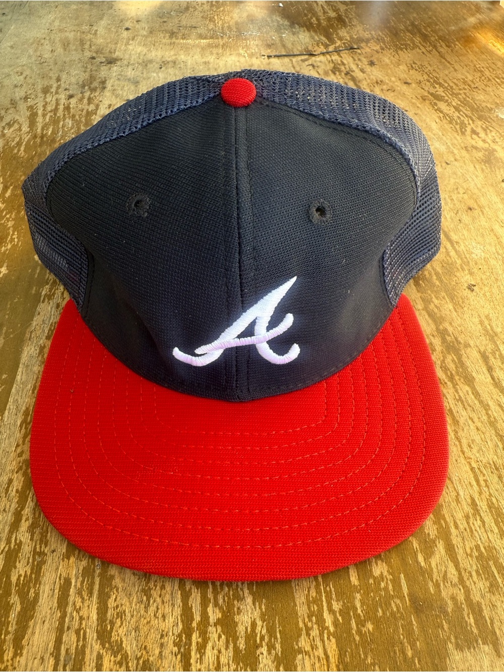 Vintage 90s MLB Atlanta Braves Snap Back Hat
